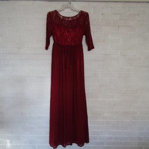 NWOT Red Maternity Dress  XL